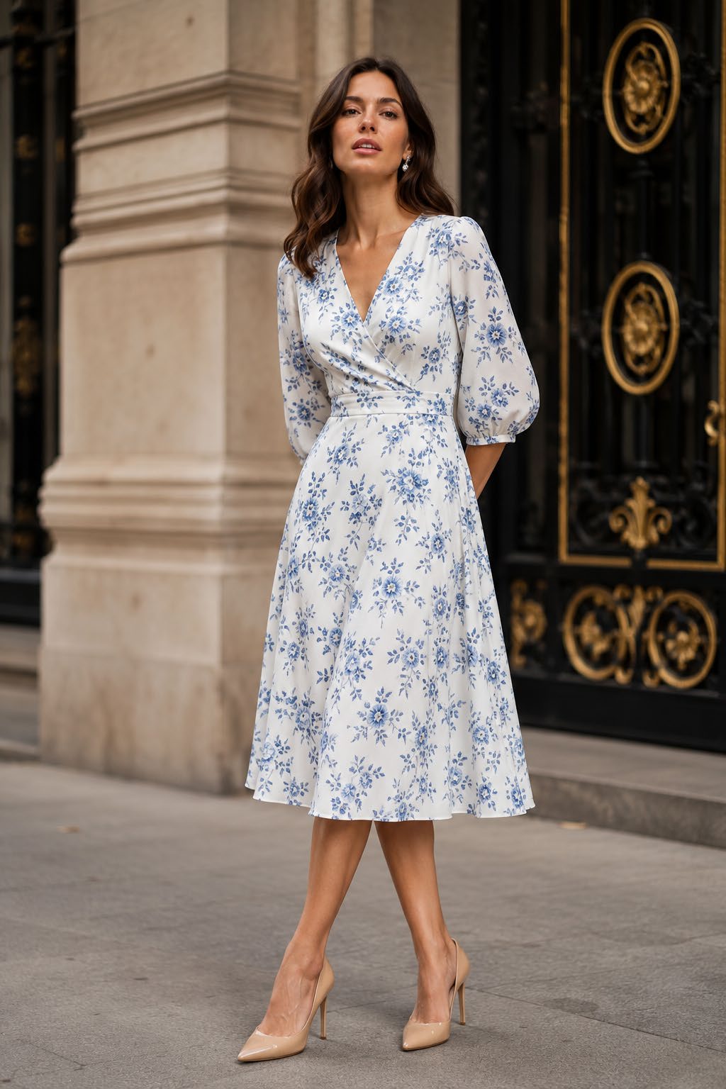 Look styled with heeled sandals