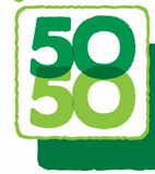 Britannia 50-50 logo