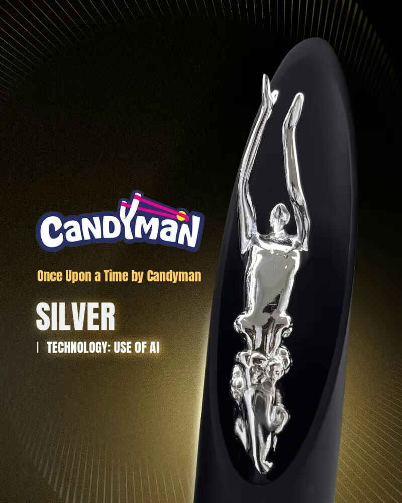 Once Upon a Time by Candyman, Silver award for Technology: Use of AI